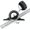 FLXDirect Stainless Steel Protractor Ruler Tool Professional-4