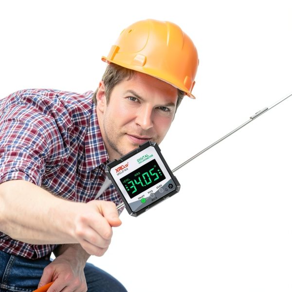 XRCLIF Digital Protractor Magnetic Angle Finder Tool-5