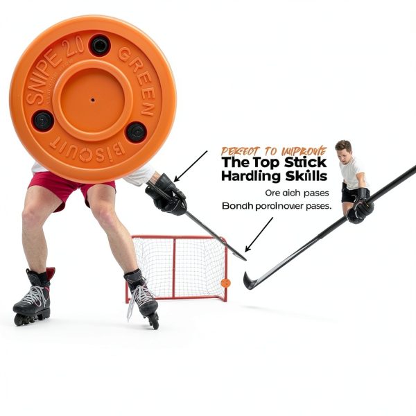 Green Biscuit NHL Hockey Pucks for Street Roller Ice-4