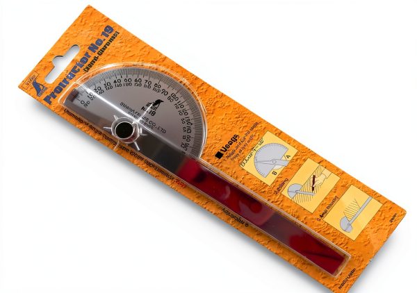 Shinwa Stainless Steel Protractor Construction Tool 8 Inch-2