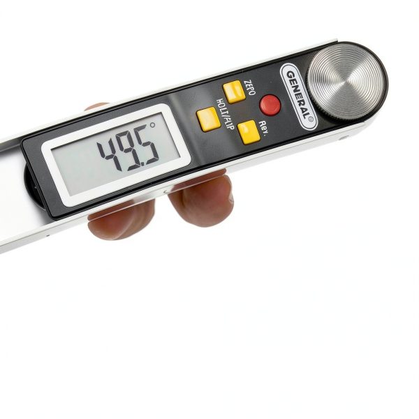 General Tools Digital Angle Gauge Stainless Steel Protractor-2