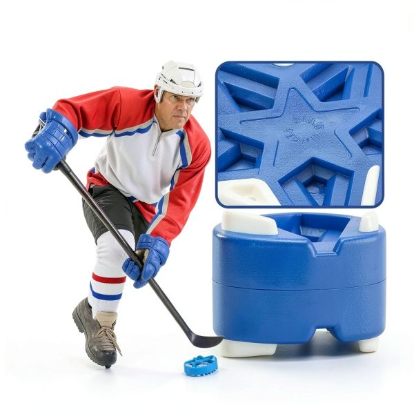 TOBWOLF Hockey Puck Durable Plastic Roller Design Training-2