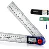 WORKPRO Digital Protractor Stainless Steel Angle Finder Tool-0