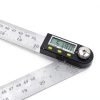 Saili Tools Digital Protractor Stainless Steel Ruler Angle-3