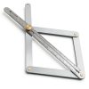 Aisikoo Corner Protractor Angle Finder Aluminum Alloy Tool-0