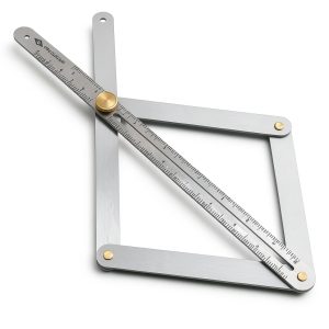 Aisikoo Corner Protractor Angle Finder Aluminum Alloy Tool-0