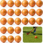 Poen Orange PVC Street Hockey Balls Kids Sports Equipment-0