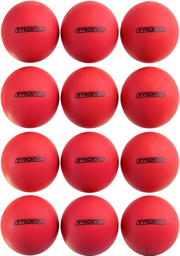 TronX Street Hockey Balls Rubber Youth Outdoor Play-0