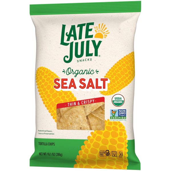 Late July Organic Tortilla Chips Sea Salt Gluten Free Snack-5