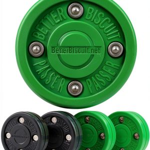 Better Biscuit Hockey Pucks Plastic 4 Pack Green Unisex Teen-0
