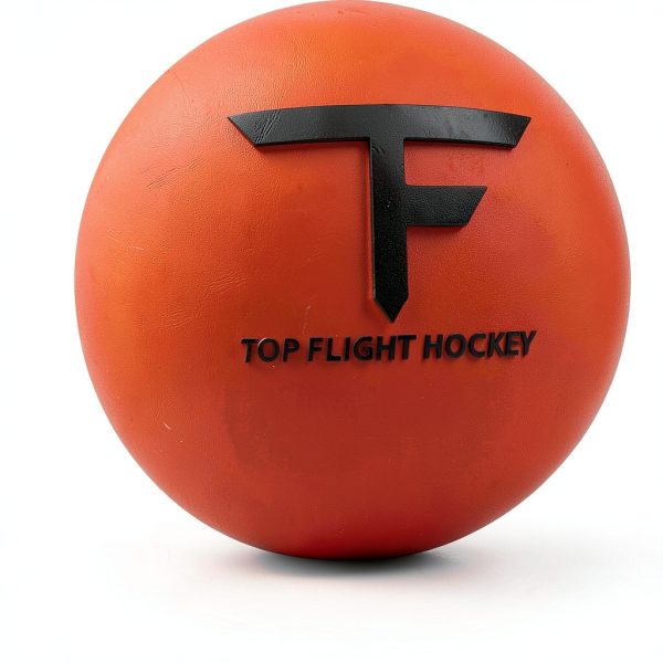 Top Flight Hockey Street Hockey Ball Red Durable Outdoor-0
