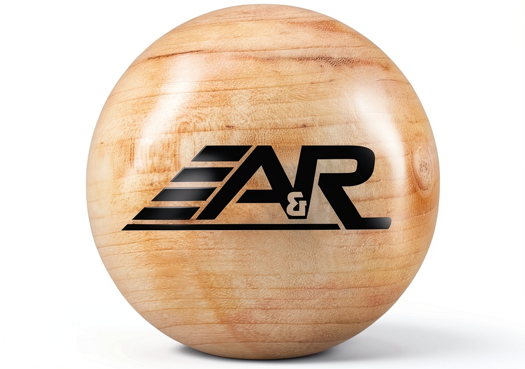 A&R Wooden Stick Handling Ball in use on a smooth surface