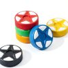 VioraWhite Roller Hockey Pucks PVC Material Multiple Colors-2