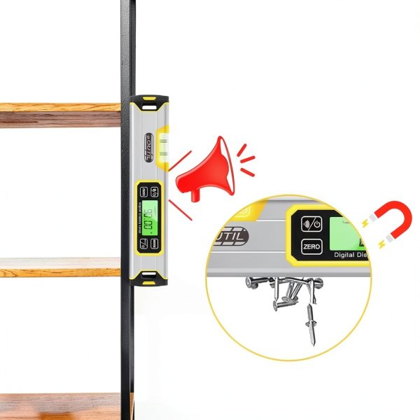 eOUTIL Digital Level Magnetic V-Groove High Accuracy Tool-1