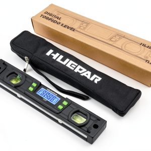 Huepar Digital Torpedo Level Magnetic V-Groove High-0