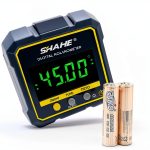 SHAHE Digital Angle Gauge Magnetic Plastic Inclinometer Tool-0
