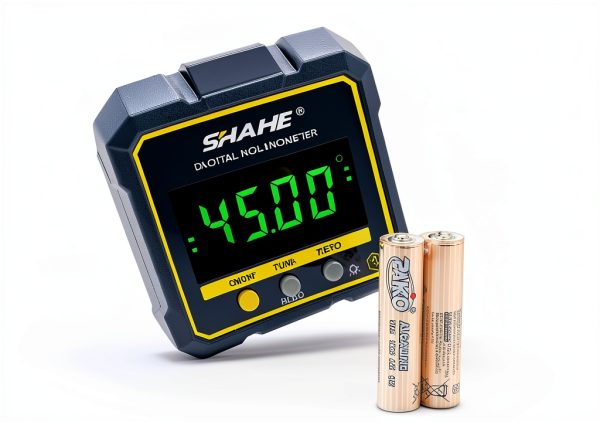 SHAHE Digital Angle Gauge Magnetic Plastic Inclinometer Tool-0