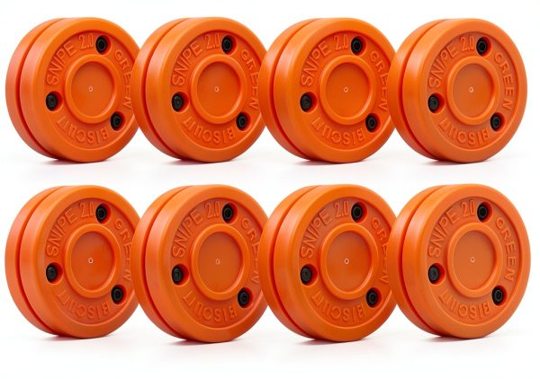 Green Biscuit NHL Hockey Pucks for Street Roller Ice-0