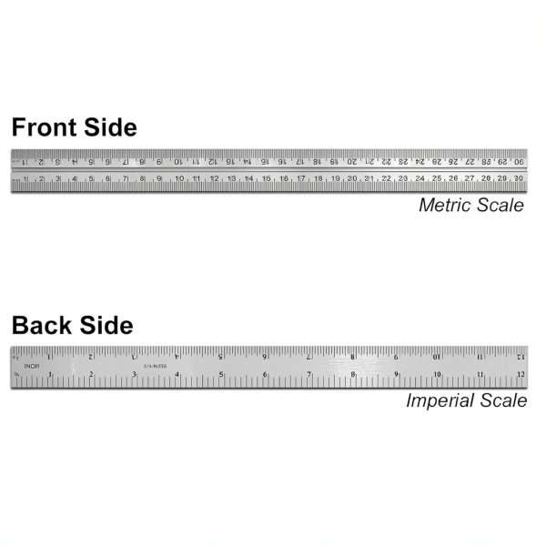 FLXDirect Stainless Steel Protractor Ruler Tool Professional-1