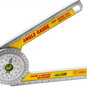 AUSDTOOLS Protractor Lightweight Plastic Angle Gauge-0