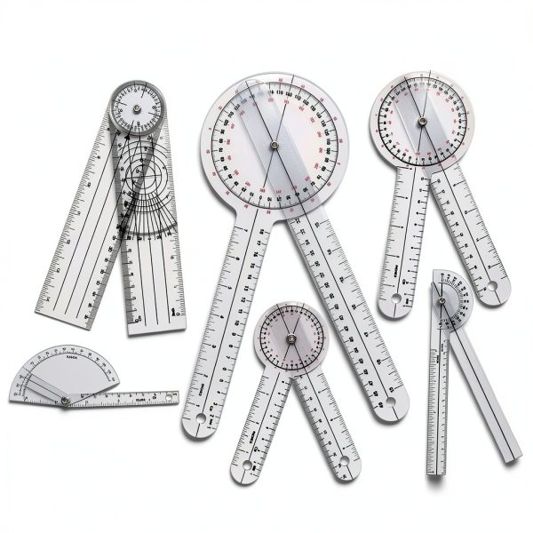 Worutuk Goniometer Transparent Durable Medical Ruler Set-1