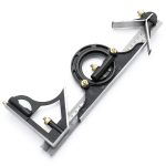 FLXDirect Stainless Steel Protractor Ruler Tool Professional-0