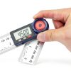 WORKPRO Digital Protractor Stainless Steel Angle Finder Tool-3