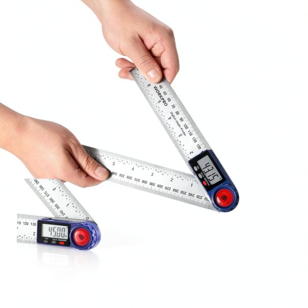 WORKPRO Digital Protractor Stainless Steel Angle Finder Tool-2