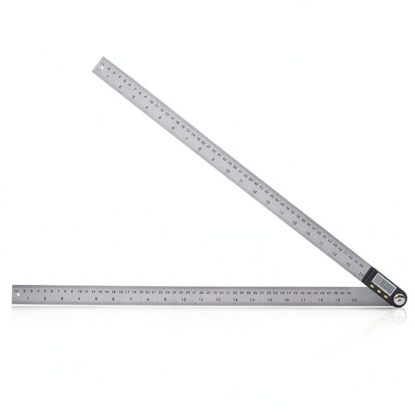Saili Tools Digital Protractor Stainless Steel Ruler Angle-0