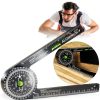 Miotorio Miter Saw Protractor Aluminum Alloy Angle Detector-0