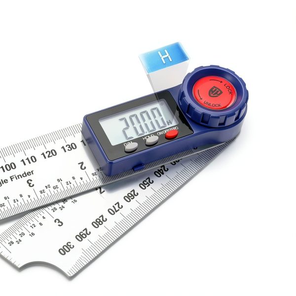 WORKPRO Digital Protractor Stainless Steel Angle Finder Tool-4