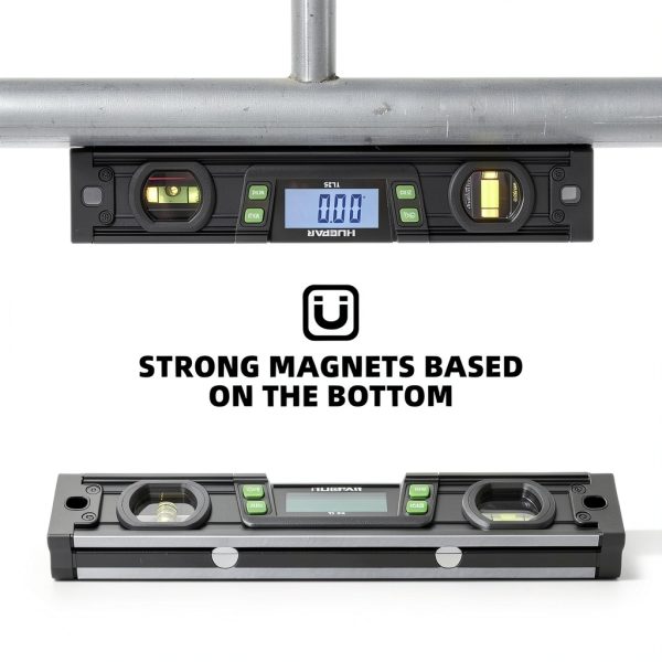 Huepar Digital Torpedo Level Magnetic V-Groove High-2