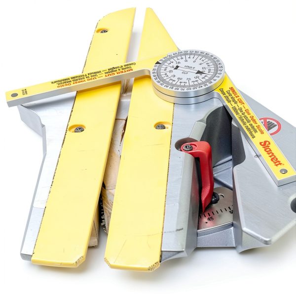 Starrett Protractor Miter Saw Guide Carpenter Tool-2