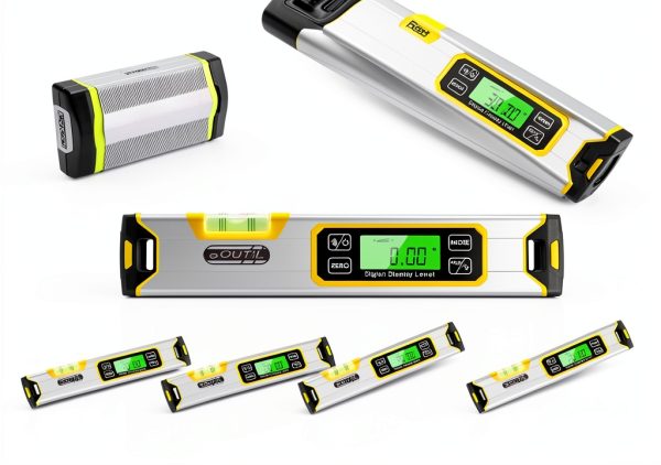 eOUTIL Digital Level Magnetic V-Groove High Accuracy Tool-3