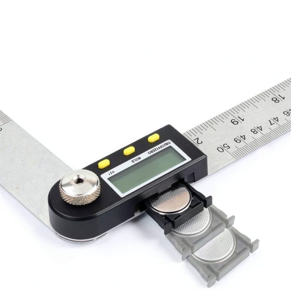 Saili Tools Digital Protractor Stainless Steel Ruler Angle-2