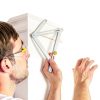 Aisikoo Corner Protractor Angle Finder Aluminum Alloy Tool-4