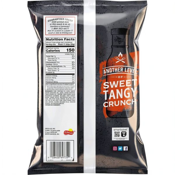 Doritos Sweet Tangy BBQ Tortilla Chips Snack Food-1