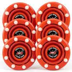 IDS Roller Hockey Puck PVC Red Adult Speed Rebound-0