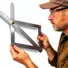 Aisikoo Corner Protractor Angle Finder Aluminum Alloy Tool-2