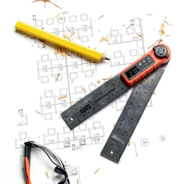 Klein Tools Digital Angle Finder Miter Saw Protractor-8