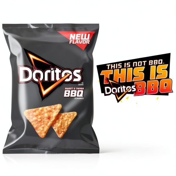 Doritos Sweet Tangy BBQ Tortilla Chips Snack Food-3