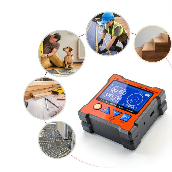 WIWU DXL360S Digital Protractor High Accuracy Magnetic Base-6
