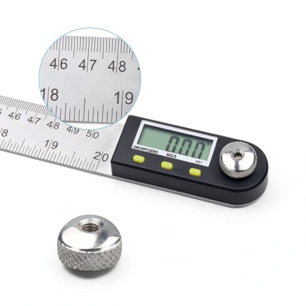 Saili Tools Digital Protractor Stainless Steel Ruler Angle-5