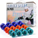 Golden Sport Street Hockey Balls PVC Colored 24 Pack-0