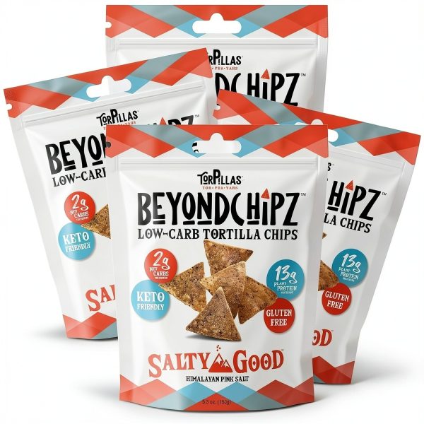 BeyondChipz Keto Tortilla Chips Gluten Free High Protein-2
