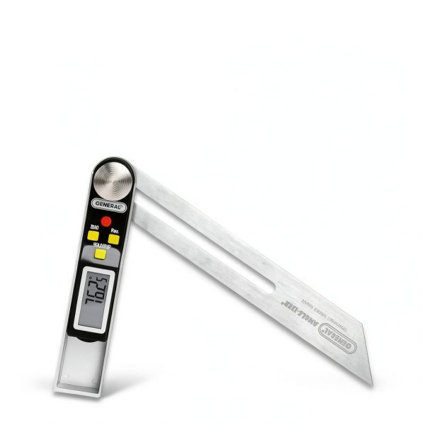 General Tools Digital Angle Gauge Stainless Steel Protractor-4