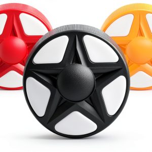 VioraWhite Roller Hockey Pucks PVC Material Multiple Colors-0