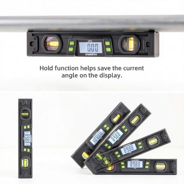 Huepar Digital Torpedo Level Magnetic V-Groove High-6
