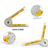 AUSDTOOLS Protractor Lightweight Plastic Angle Gauge-3