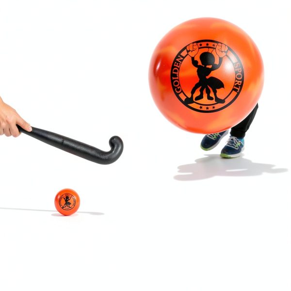 Golden Sport Street Hockey Balls PVC Colored 24 Pack-1
